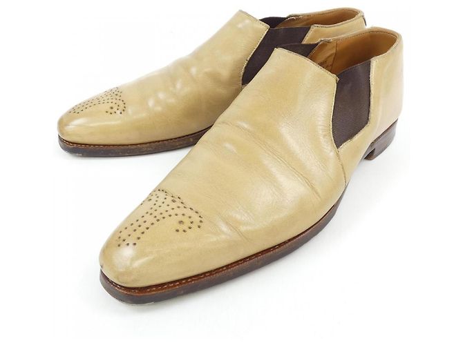 Autre Marque Crockett & Jones Lederschuhe Beige - Ansicht 3