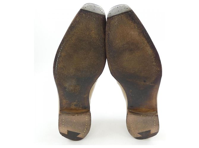 Autre Marque Crockett & Jones Lederschuhe Beige - Ansicht 4
