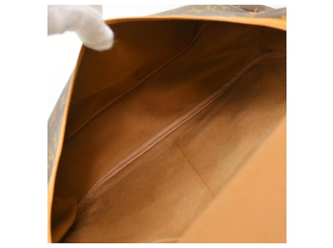Louis Vuitton Saumur Monogram Canvas 35 Marrone - vista 3