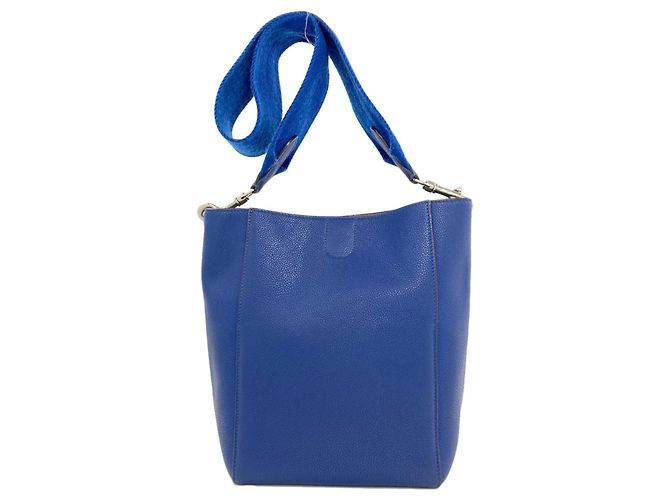 Céline Celine Sangle Bucket Schultertasche Blau - Ansicht 2
