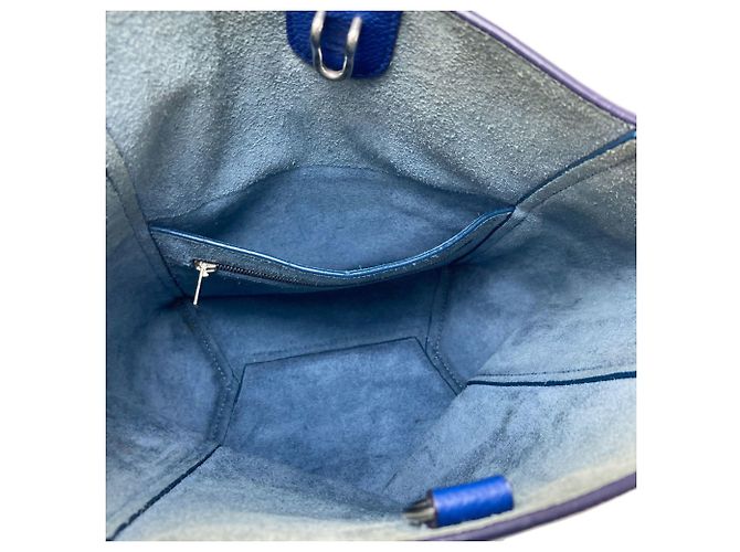 Céline Celine Sangle Bucket Schultertasche Blau - Ansicht 5