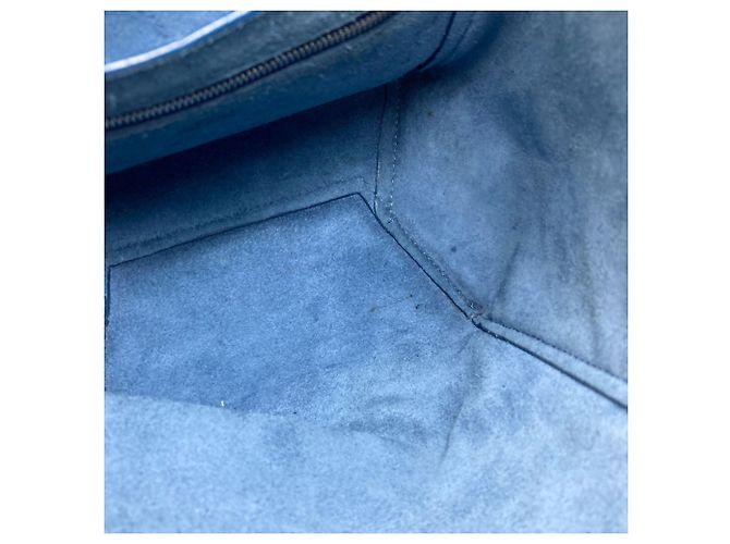 Céline Celine Sangle Bucket Schultertasche Blau - Ansicht 7