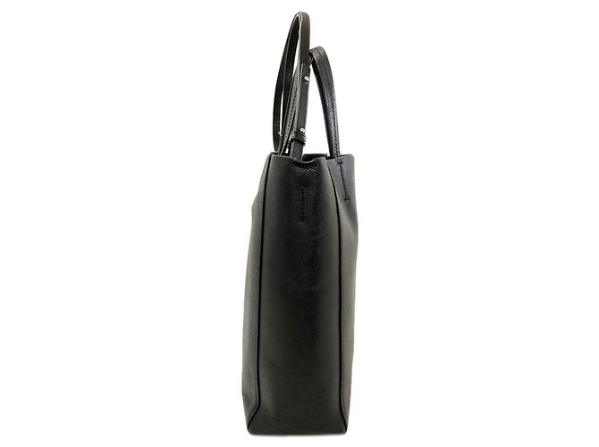 Céline Celine Vertikaler Cabas 2-Way Handtasche Schwarz - Ansicht 3