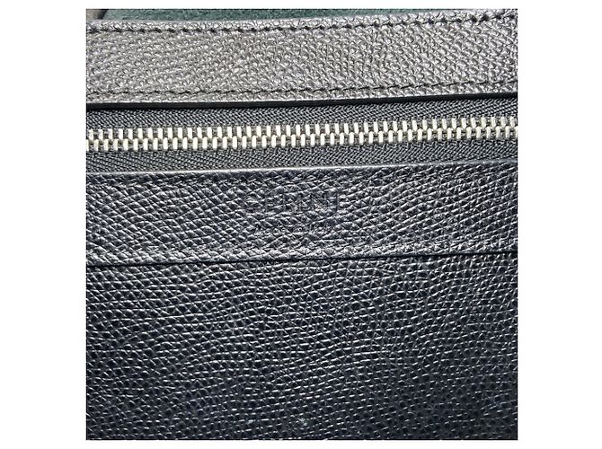 Céline Celine Vertikaler Cabas 2-Way Handtasche Schwarz - Ansicht 6