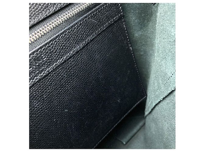 Céline Celine Vertikaler Cabas 2-Way Handtasche Schwarz - Ansicht 7