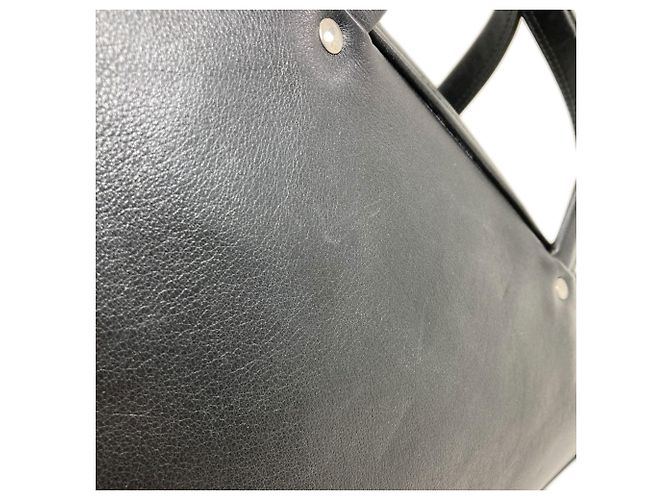 Borsa a mano 2-Way Balenciaga Triangle Duffle Nero - vista 12