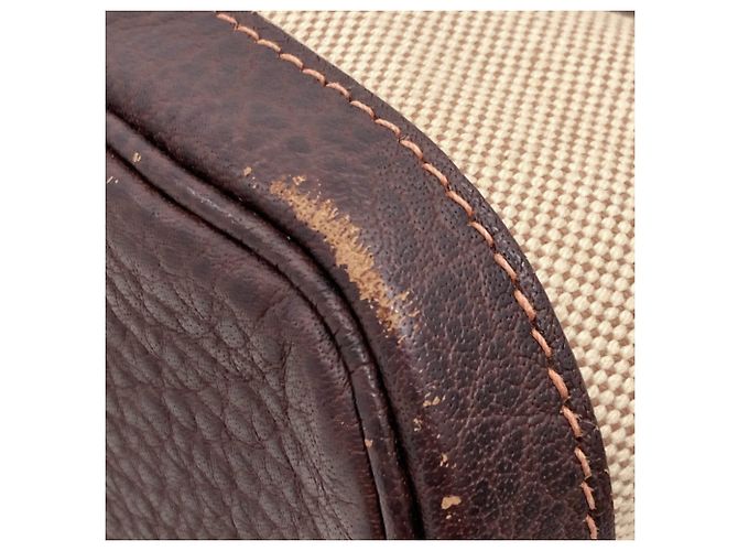 Hermès Borsa Tote Hermes Garden Party PM Marrone - vista 11