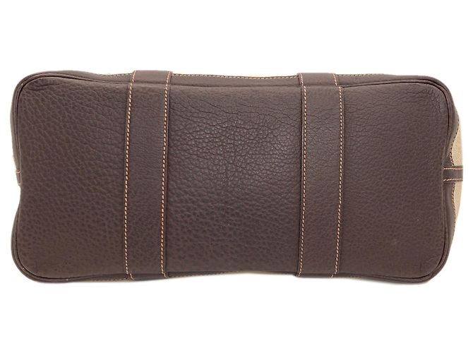Hermès Borsa Tote Hermes Garden Party PM Marrone - vista 4