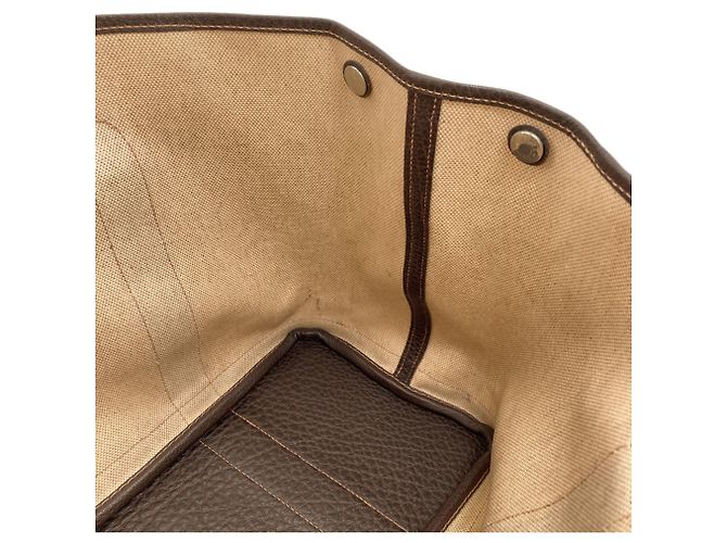 Hermès Borsa Tote Hermes Garden Party PM Marrone - vista 6
