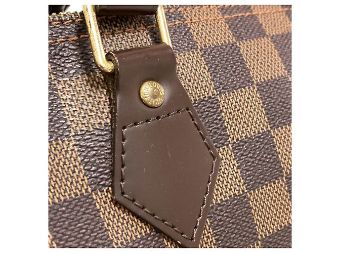 Borsa Louis Vuitton Speedy 25 Damier ebene - vista 10