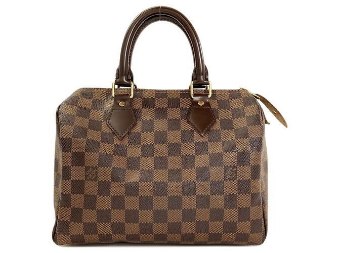 Borsa Louis Vuitton Speedy 25 Damier ebene - vista 2