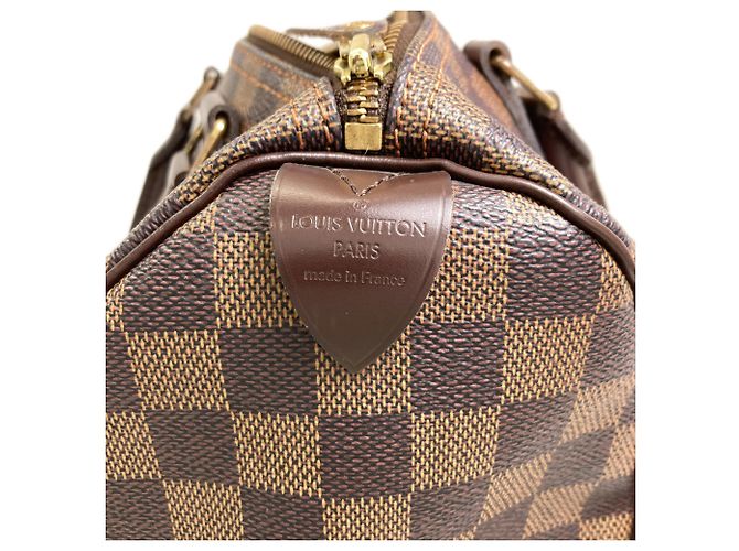Borsa Louis Vuitton Speedy 25 Damier ebene - vista 6