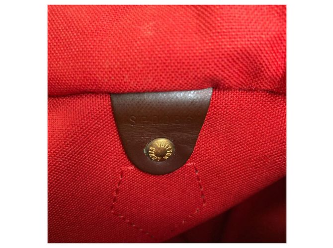 Borsa Louis Vuitton Speedy 25 Damier ebene - vista 7