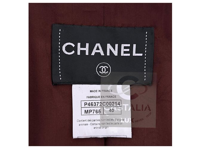 Chanel Métiers d'Art Lederjacke Paris Edinburgh Braun - Ansicht 8
