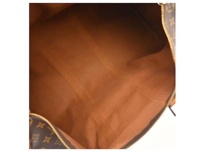 Louis Vuitton Keepall Monogram Canvas 50 Marrone - vista 3