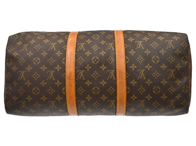 Louis Vuitton Keepall Monogram Canvas 50 Marrone - vista 7