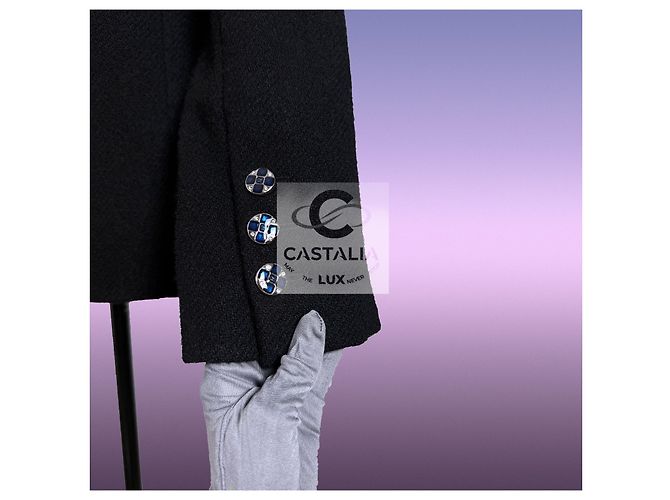 Timeless Chanel Runway Schwarze Tweed-Jacke 2022 - Ansicht 5