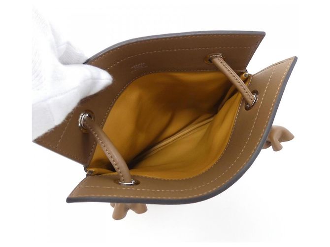 Hermès Hermes Sac Aline Bicolor MINI Schultertasche Braun Mehrfarben - Ansicht 8