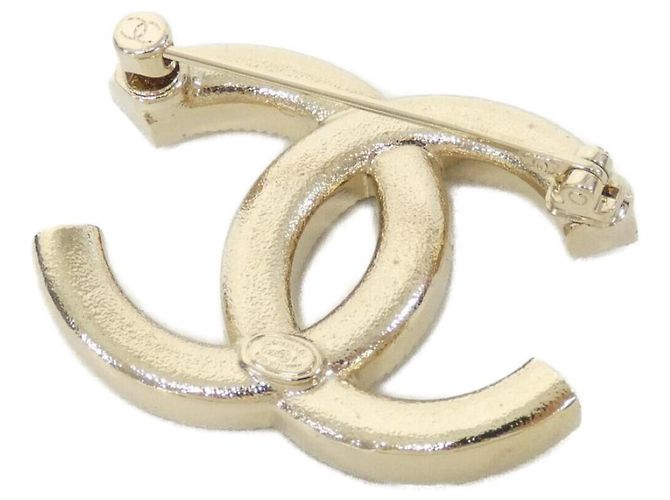 Chanel ABB266 Brosche Gold und Weiß Golden - Ansicht 2