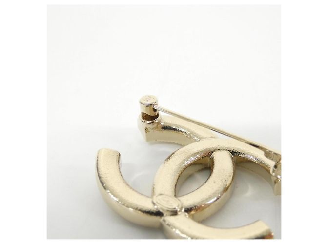 Chanel ABB266 Brosche Gold und Weiß Golden - Ansicht 3
