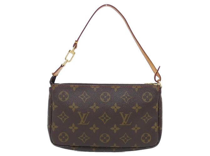 Louis Vuitton Monogram Cherry Pochette Accessoires Marrone Monogramma - vista 2
