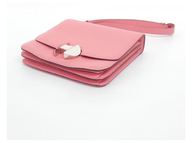 Hermès Borsa a tracolla rosa Hermes 2002 - vista 3