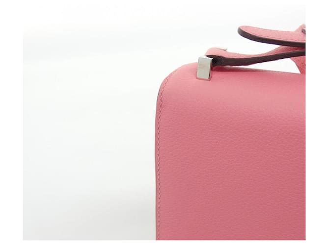 Hermès Borsa a tracolla rosa Hermes 2002 - vista 5