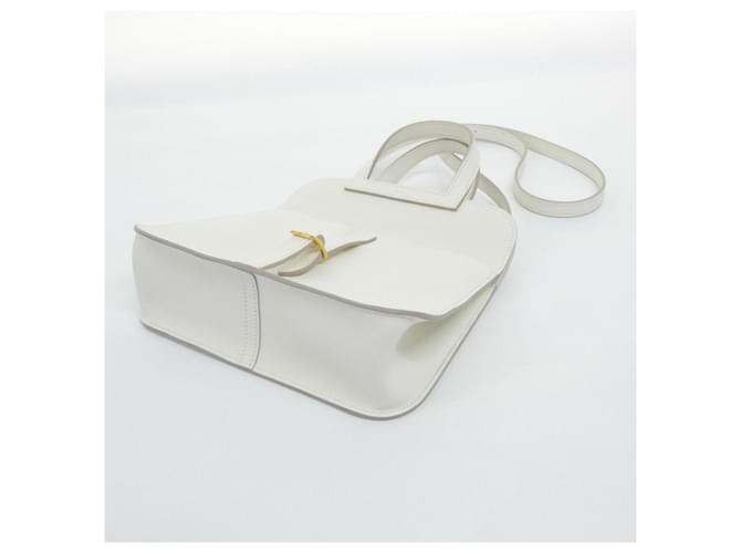 Borsa Hermès Arzan bianca Bianco - vista 3