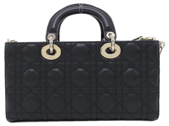 Borsa Christian Dior Lady D-Joy Medium Nero - vista 2