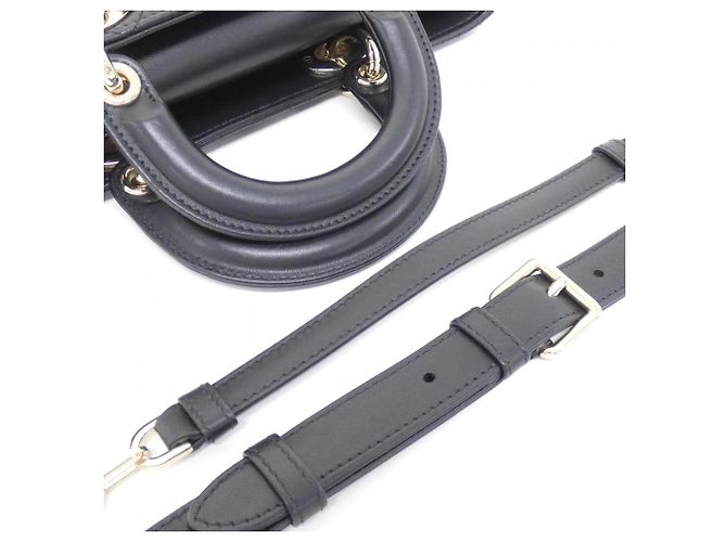 Borsa Christian Dior Lady D-Joy Medium Nero - vista 6