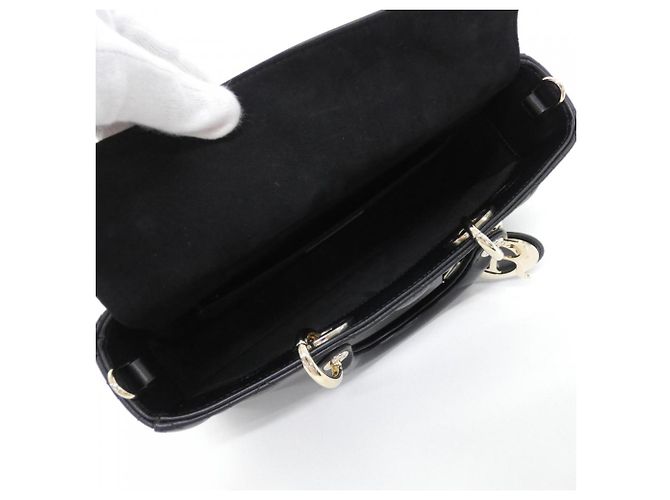 Borsa Christian Dior Lady D-Joy Medium Nero - vista 7