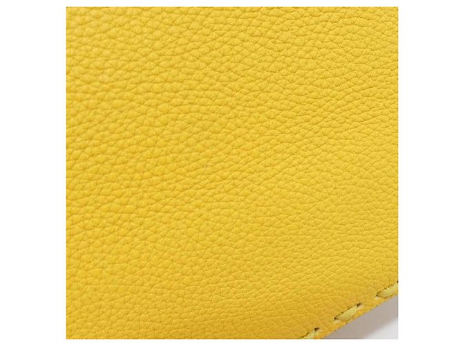 Borsa Fendi Selleria Peekaboo I.C.U. Small Giallo - vista 4