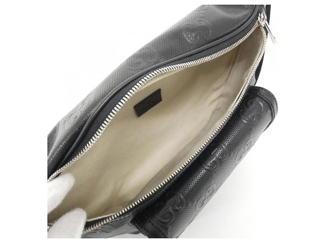 Marsupio Gucci 645093 1W3CN Nero - vista 6