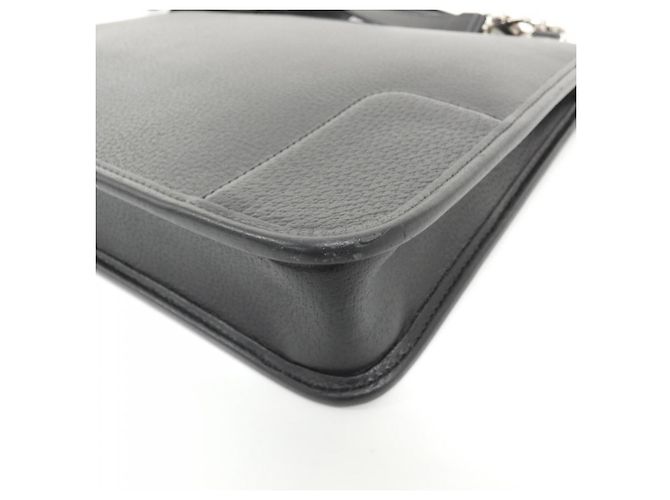 Borsa a tracolla in pelle nera Gucci 735111 AABTC Nero - vista 3