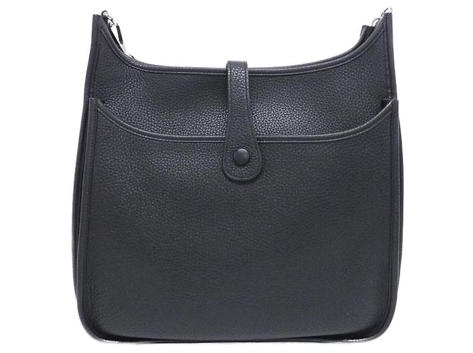 Hermès Borsa a tracolla Hermes Evelyne 3 GM Nero - vista 2