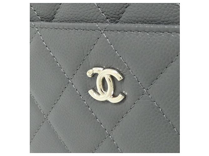 Borsa Chanel in pelle di vitello granulata Marrone - vista 4