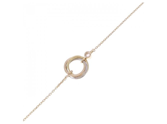 Bracciale Cartier Trinity Limited Edition Rosa Bianco Giallo - vista 2