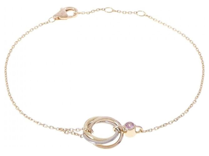Bracciale Cartier Trinity Limited Edition Rosa Bianco Giallo - vista 3