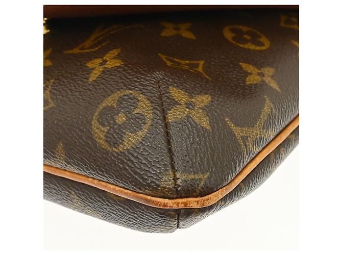 Borsa Musette Salsa Louis Vuitton in Tela Monogram PM Marrone - vista 7