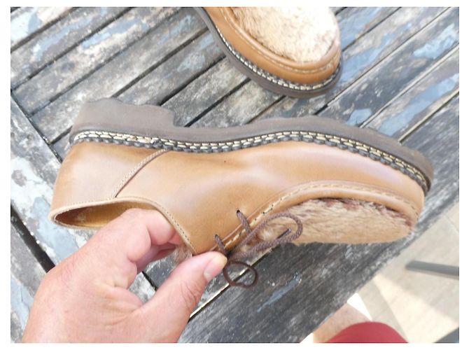 Paraboot Michael Scarpe Basse Pelle e Pelliccia - Marrone - vista 5