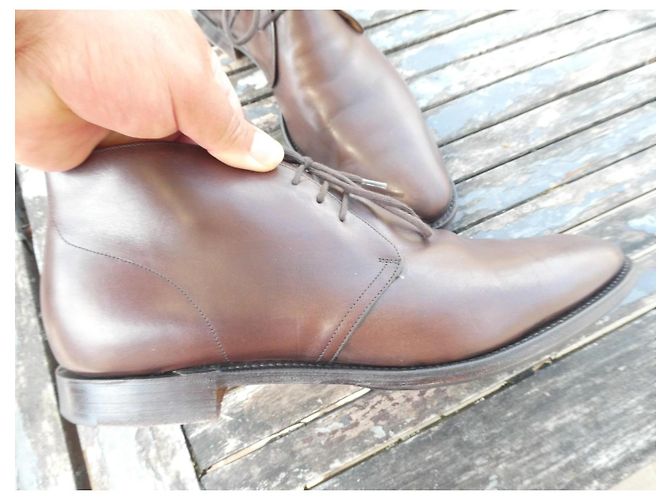 Church's Custom Grade Brown Leather Chukka Boots - view 2