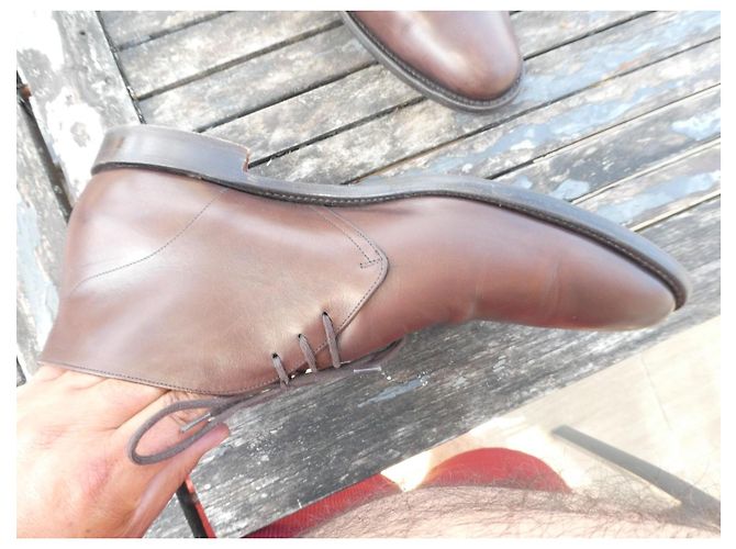 Church's Custom Grade Brown Leather Chukka Boots - view 4