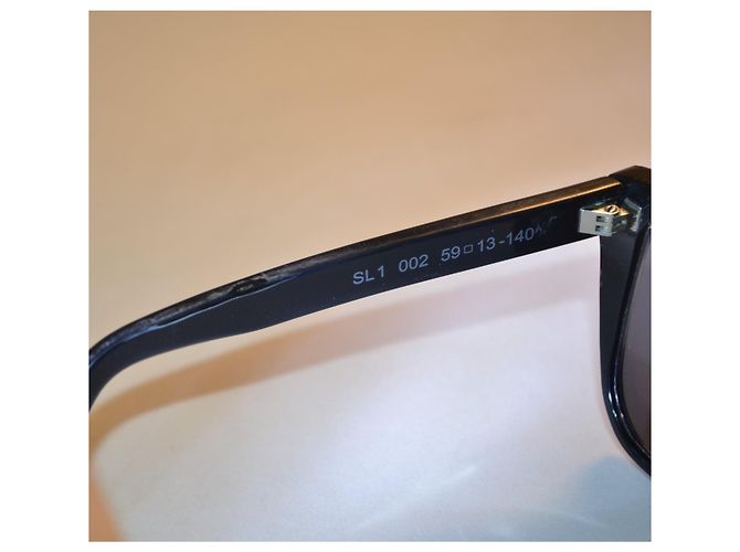 Óculos de sol Saint Laurent SL1 pretos - vista 7