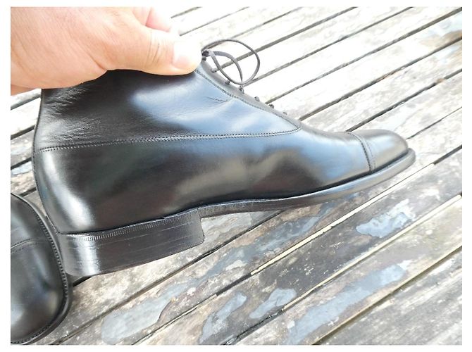 Botines J.M. Weston de piel negra Cap-Toe Negro - vista 5