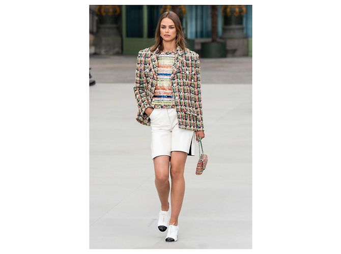 Chanel Iconic 2020 Cruise Collection Tweedjacke Mehrfarben - Ansicht 2