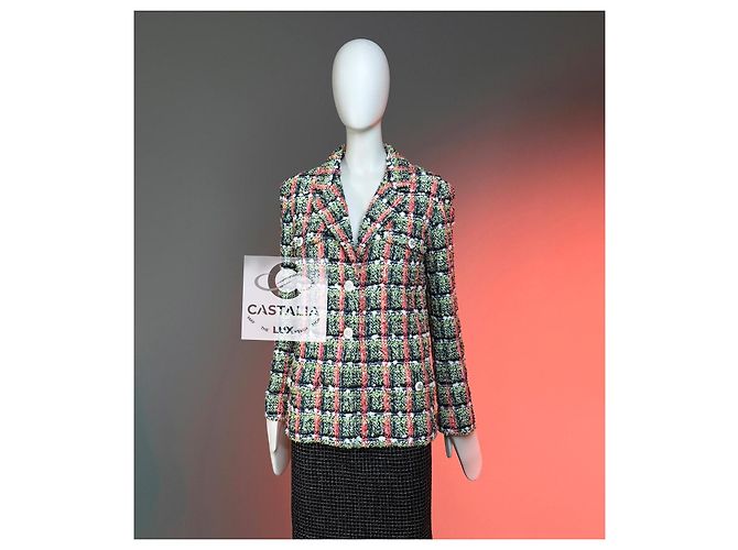 Chanel Iconic 2020 Cruise Collection Tweedjacke Mehrfarben - Ansicht 3