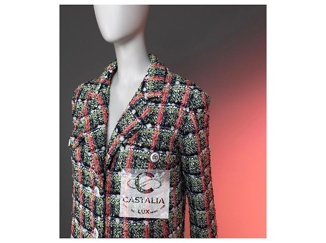Chanel Iconic 2020 Cruise Collection Tweedjacke Mehrfarben - Ansicht 4