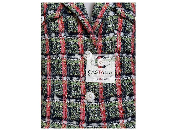 Chanel Iconic 2020 Cruise Collection Tweedjacke Mehrfarben - Ansicht 5