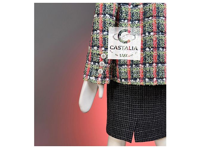 Chanel Iconic 2020 Cruise Collection Tweedjacke Mehrfarben - Ansicht 6