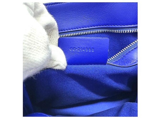 Borsa in tela blu Salvatore Ferragamo - vista 14